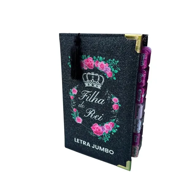 Capa do livro Bíblia Filha do Rei Com Abas